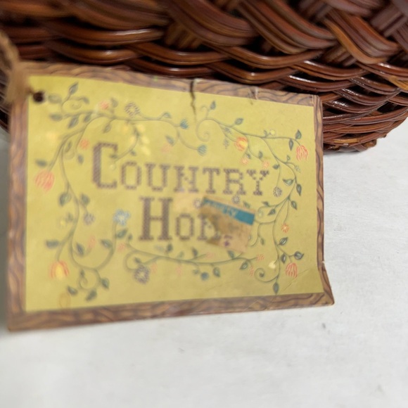 Country House Basket Lined Gray Floral - Picture 11 of 12